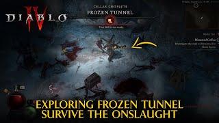 Exploring Frozen Tunnel - Survive The Onslaught | DIABLO IV