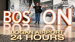 Living at BOSTON LOGAN Airport for 24 HOURS (Part 1)