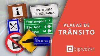 Tipos de Placas de Trânsito - Entenda seus significados #sinalização #placas