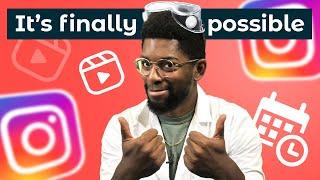How to schedule Instagram Reels the REAL way ;)
