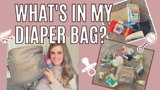 WHAT'S IN MY DIAPER BAG // HOW TO ORGANIZE YOUR DIAPER BAG // FAWN DIAPER BAG ORGANIZATION