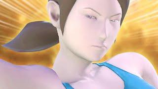 nothing exciting happens, we just play wii fit trainer