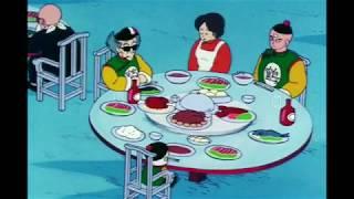 Dragon Ball Funny Moment Muten Roshi & Crane Hermit having dinner