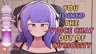 You Joined the Discord VC Out of Curiosity... [Binaural ASMR Roleplay] [F4A] [Wholesome ASMR]