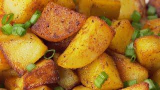 How to Make CRISPY FRIED POTATOES? Recipe by Always Yummy!