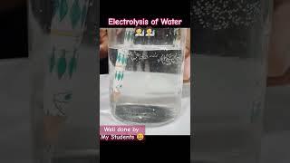 #electrochemistry #electrolysis #water #salt #experiment #learnchemistry #funlearning #chemistry