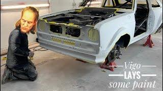 Fast road and track Mk2 Ford escort Episode 5 ---  exterior paint