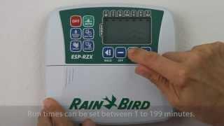 Rain Bird ESP-RZX - Setting Zone Watering Times