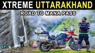 अब होगा भयंकर ADVENTURE ️ Road To MANA Pass XTREME UTTARAKHAND | Rudraprayag To Badrinath | Ep-2