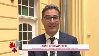 Fit4Co: Videobotschaft von Arno Kompatscher, Präsident des EVTZ Europaregion Tirol-Südtirol-Trentino