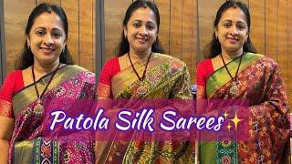  Diwali Special  Patola Silk Sarees  | Elevate Your Festive Look!