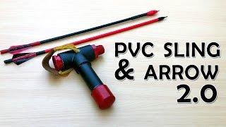 PVC Slingshot bow V 2.0 | What The Hack #18