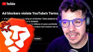 Brave le declara la guerra a YouTube