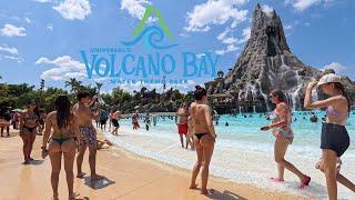 Volcano Bay Universal Orlando | 2024 4K60fps Complete Walkthrough Tour and Overview