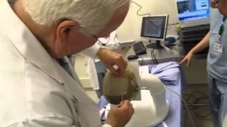 Video of mixed simulation for ventriculostomy training (Patented)