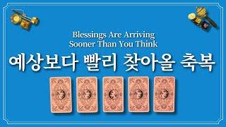 예상보다 빨리 찾아올 축복1장의 카드를 선택 후 축복 미리 받아가세요.