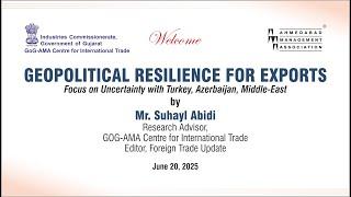 Geopolitical Resilience for Exports Focus on Uncertainty with Turkey, Azerbaijan, Middle-East at AMA