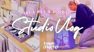 STUDIO VLOG  Let's visit a STOCKIST & My Experience in stores | Emily Harvey Art