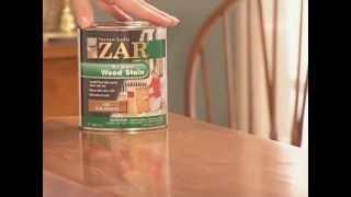 Get an even Wood Stain finish on all types of wood with ZAR® Wood Stain