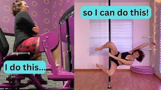 My Favorite Exercises as a Pole Dancer at the Gym!