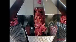 Cabinplant Multi-Head Weigher for Diced Pork