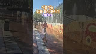 이쁜이는 뒤를 돌아다 봅니다.미쳤나봐~ #최일례tv #어린이대공원 #이쁜이 #음악분수 #shorts #봉숭아학당문화혁신학교