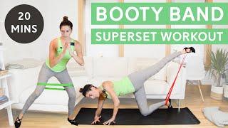 Booty Band Superset Workout (20 Mins, Glutes Focus)