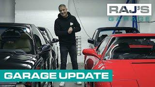 BMW, Porsche & Ferrari Garage Tour + 2 NEW classic cars added! | Raj's Garage EP20