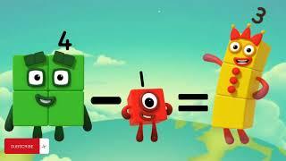 Part 1 : Learning Subtraction with Number blocks 1-2 | Math For Kids | Number blocks | Tamberlay