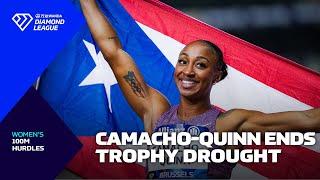 Jasmine Camacho-Quinn wins FIRST Diamond Trophy in 100m hurdles - Wanda Diamond League 2024