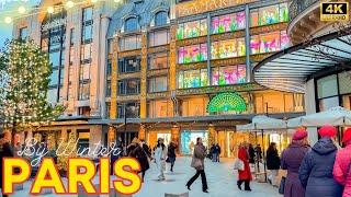 Paris, France  - 4K PARIS Winter 2024 28 November | Paris Walk  With Captions