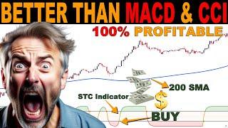 SIMPLE BUT VERY POWERFUL: The STC indicator + 200 SMA trading strategy | Forex, Crypto, Stocks