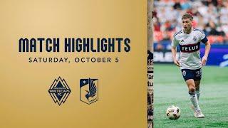 HIGHLIGHTS: Vancouver Whitecaps FC vs. Minnesota United | October 05, 2024