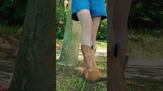 Cowgirl Boot Outfit Styling | Women's Floral Cowboy Boots | Comfortable Cowboy Boots for Women