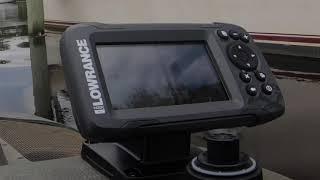 Lowrance Hook2 Fish finder first run