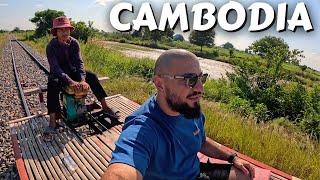 The Bamboo Train In Battambang Is WILD - Cambodia 