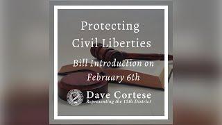 Senator Cortese Press Conference: Protecting Civil Liberties