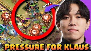 Klaus INSANE PRESSURE To Win For NAVI At Last Second (Clash of Clans)