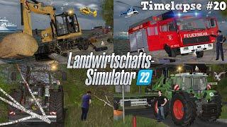 KATASTROPHENALARM an der OSTSEEKÜSTE? ️ Verzweifelte AUFRÄUMARBEITEN!  | [LS22] - Timelapse #20