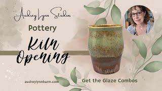 POTTERY Kiln Opening, Oh how I love you COPPER FLOAT!, Cone 6 Natural Cool Firing! Combos to share!