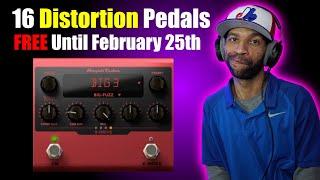 Amplitube X-Drive Distortion Pedal VST Plugin By IK Multimedia (FREE Until February 25th)