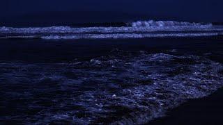 Ocean Sounds for Restful Sleep - Deep Sleep Aid with a Dark Screen | Ocean Sounds At Night