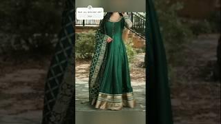 Green color mehndi dress design ideas/green dress designs/mehndi frock designs #greendresses #green