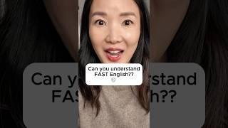 If YOU can understand this fast spoken English you’re an advanced learner!   #shorts #englishwords