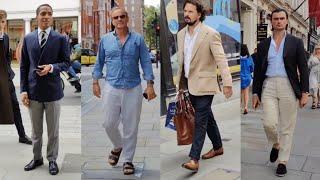 Men’s Street Fashion 2024. What are Men's Wearing in London.