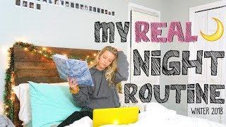 my REAL night routine 2018