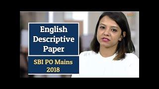 English Descriptive Paper | SBI PO Mains 2018