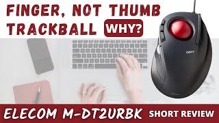 Elecom M-DT2URBK Finger Trackball Mouse Review (NOT Thumb Trackball) Super Customisable!