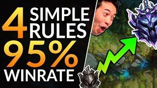 THE 4 PROVEN RULES for a 95% WINRATE - FASTEST Diamond Rank | League of Legends Pro Guide