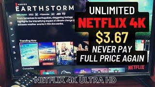 How To Get 4K Cheap Netflix Account Subscription